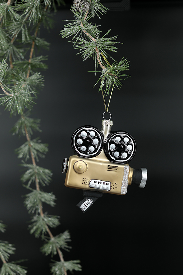 Filmu kamera - ziemassvētku eglītes rotājums