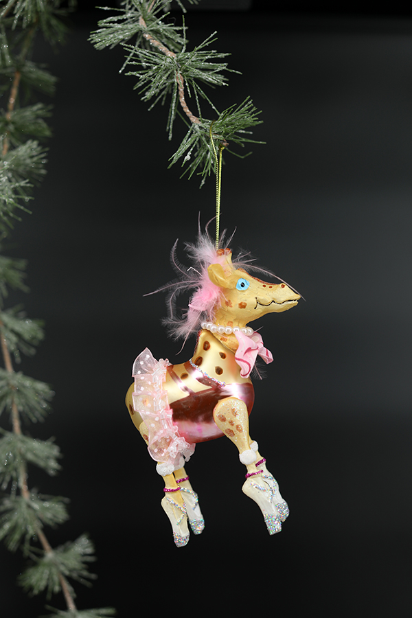 Žirafe - ziemassvētku eglītes rotājums vai dāvana